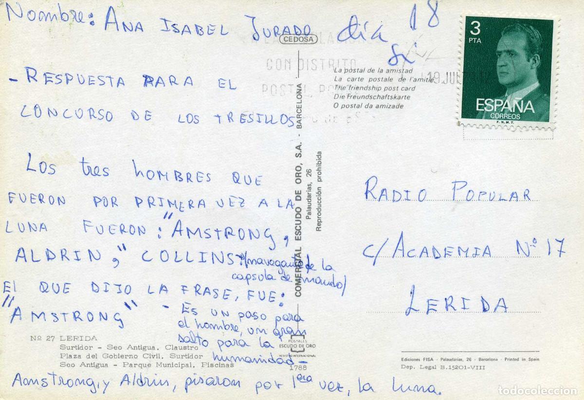 Postales: LERIDA - SURTIDOR - Foto 2