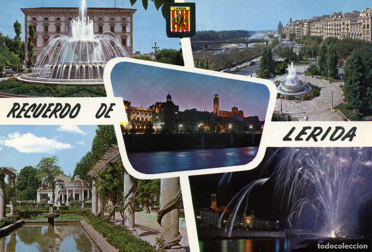 Postales: LERIDA - FUENTE MONUMENTAL - Foto 1