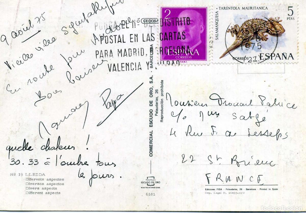 Postales: LLEIDA - DIFERENTS ASPECTES - Foto 2