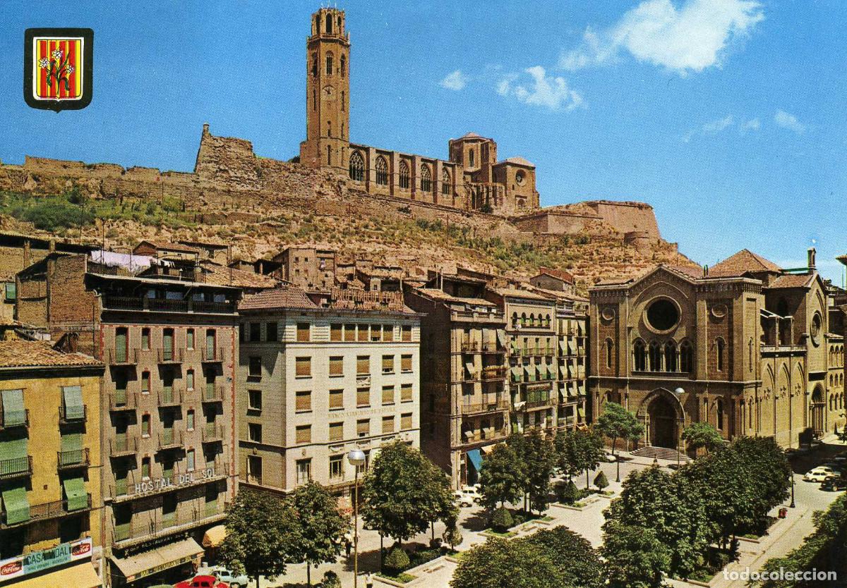 Postales: LERIDA - PLAZA DE ESPA&Ntilde;A - Foto 1