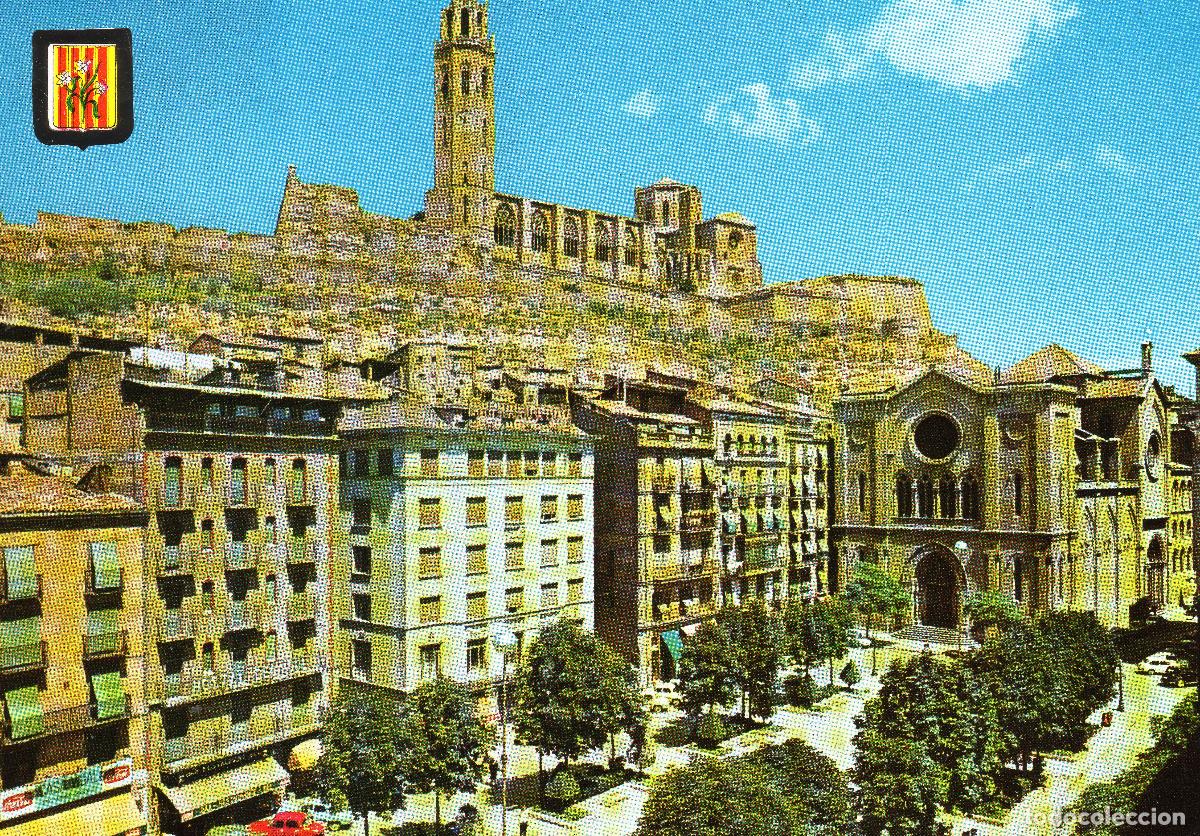 Postales: LERIDA - PLAZA DE ESPA&Ntilde;A - Foto 1