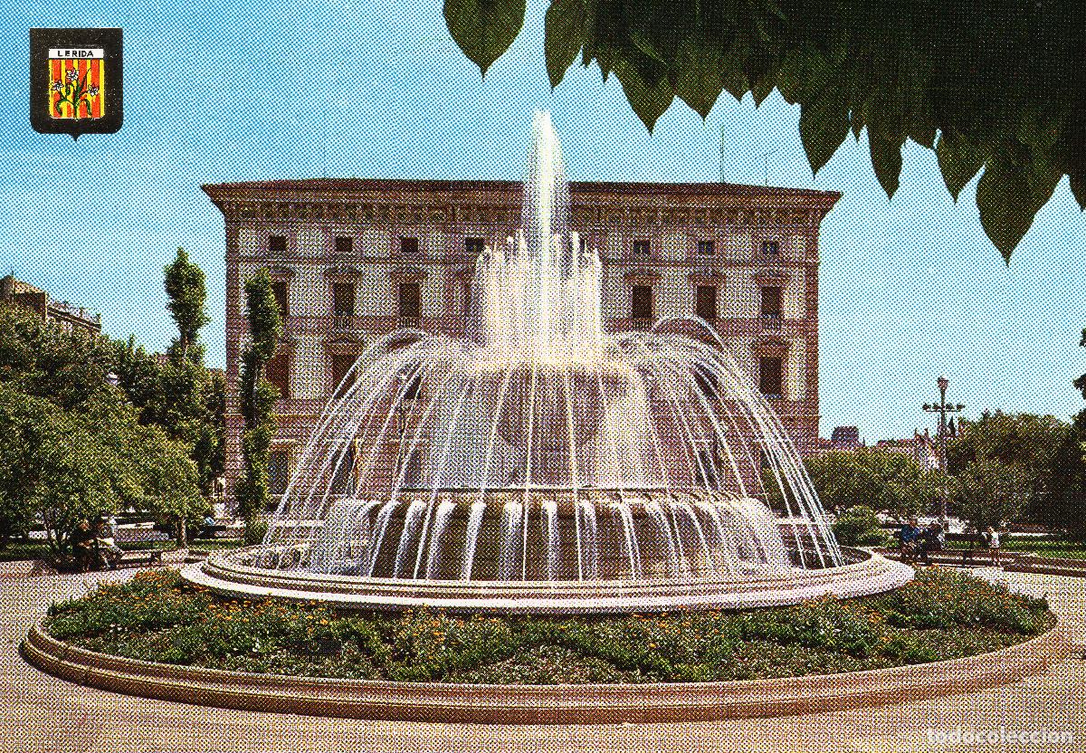 Postales: LLEIDA - PLA&Ccedil;A DEL GOBERN CIVIL - Foto 1