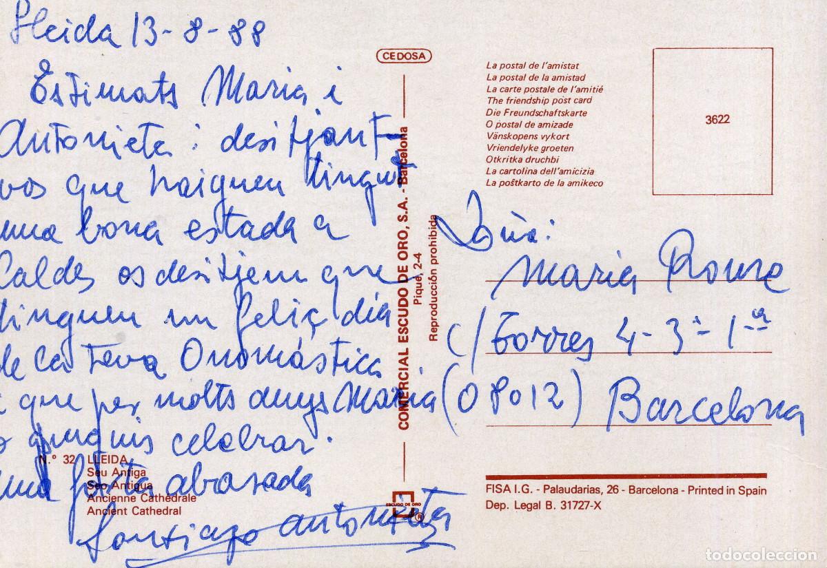 Postales: LERIDA - SEO ANTIGA - Foto 2