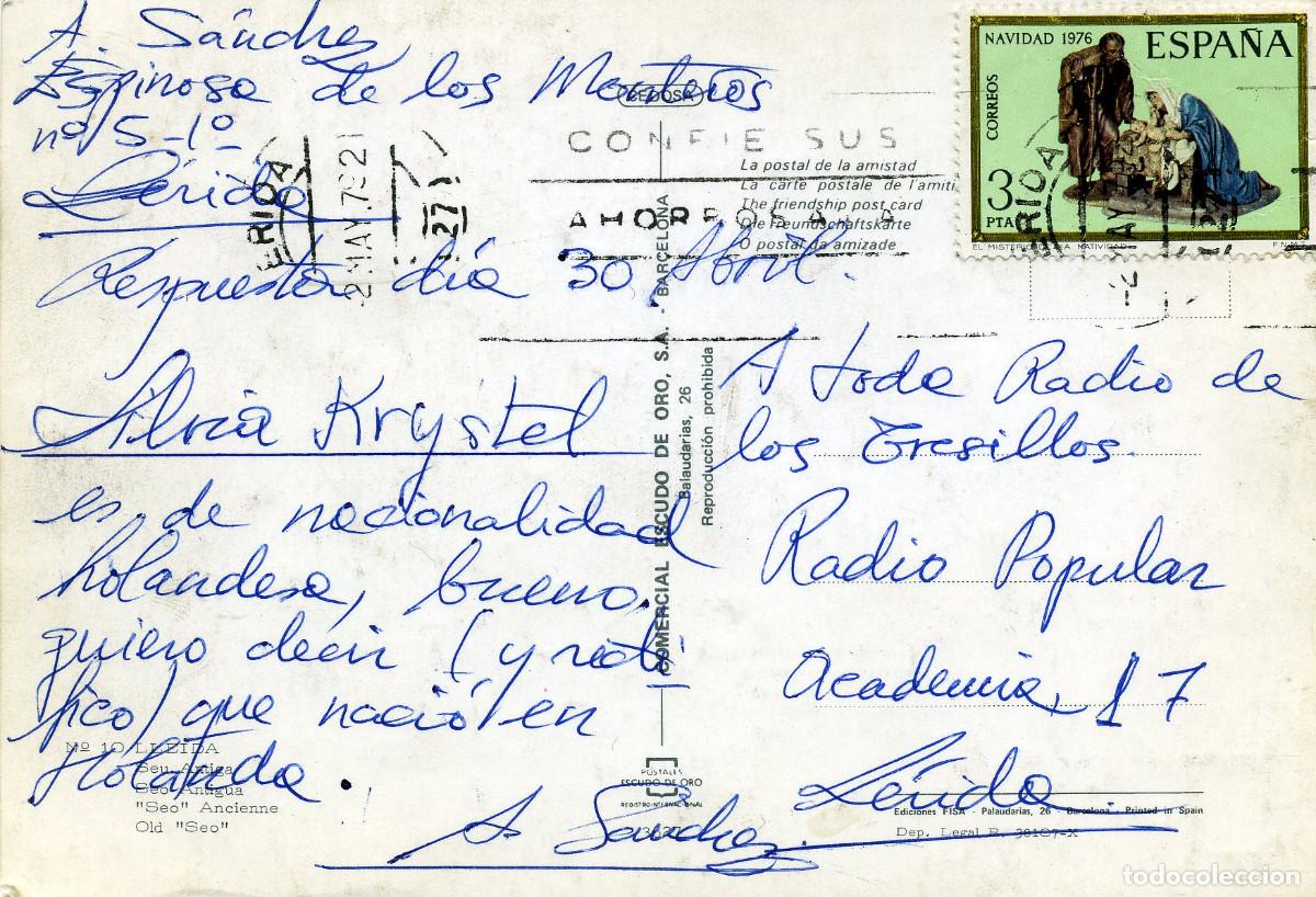 Postales: LERIDA - SEO ANTIGA - Foto 2