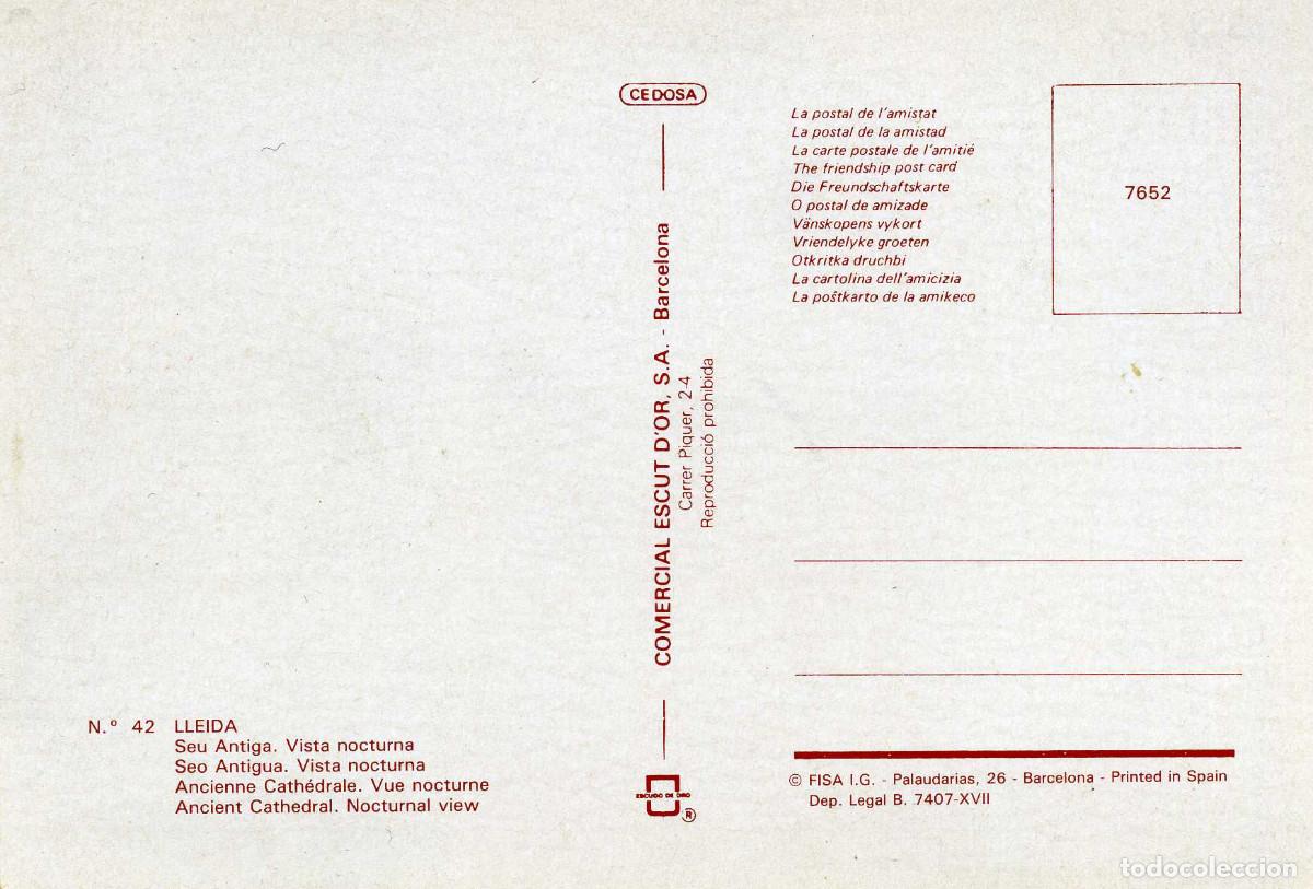 Postales: LERIDA - SEO ANTIGA - Foto 2