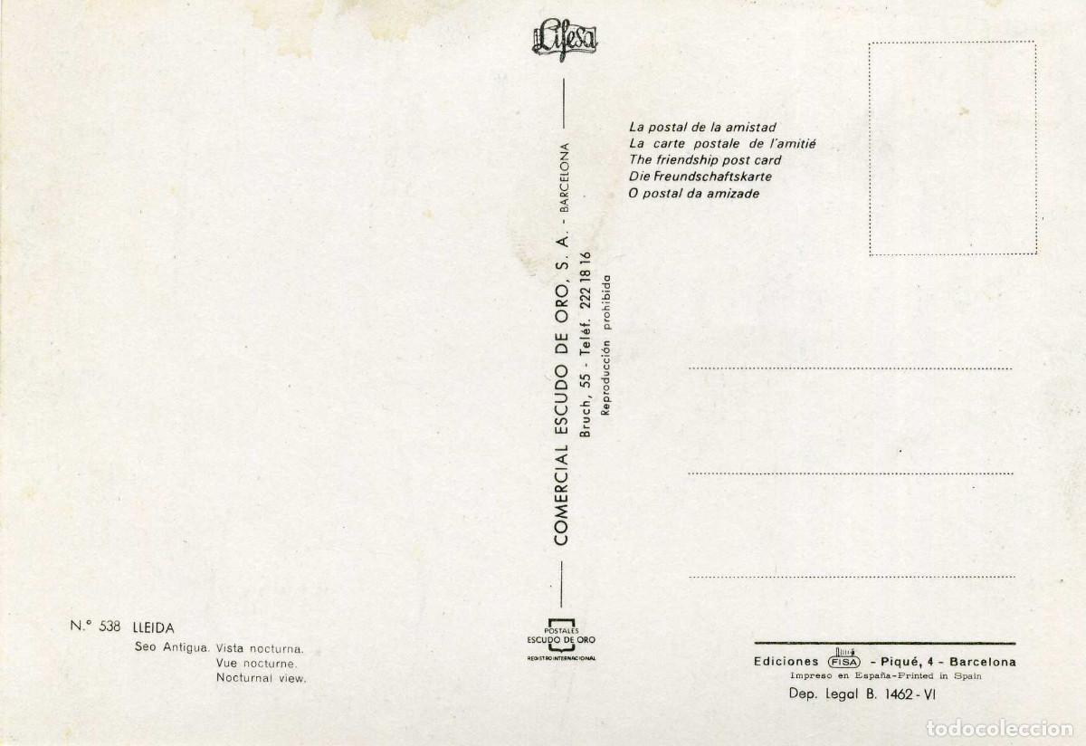 Postales: LERIDA - SEO ANTIGA - Foto 2