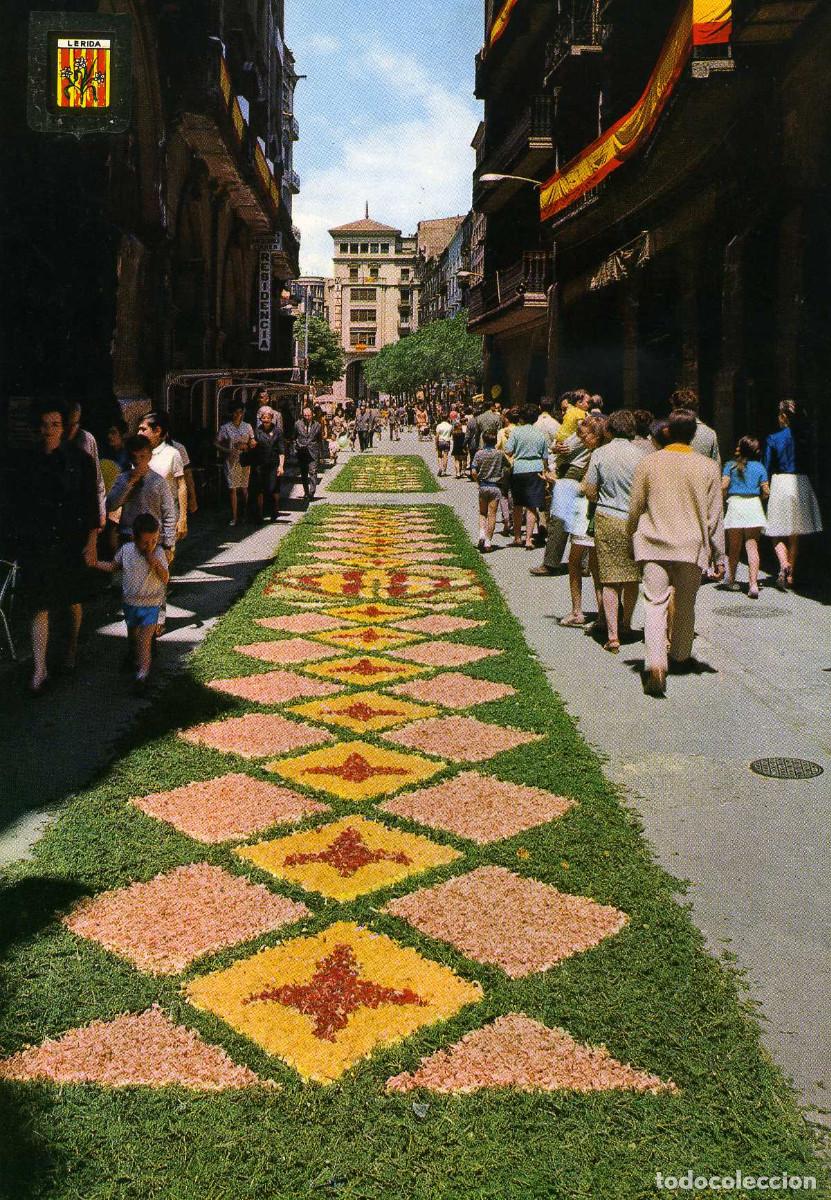 Postales: LERIDA - FESTIVIDAD DEL CORPUS - Foto 1