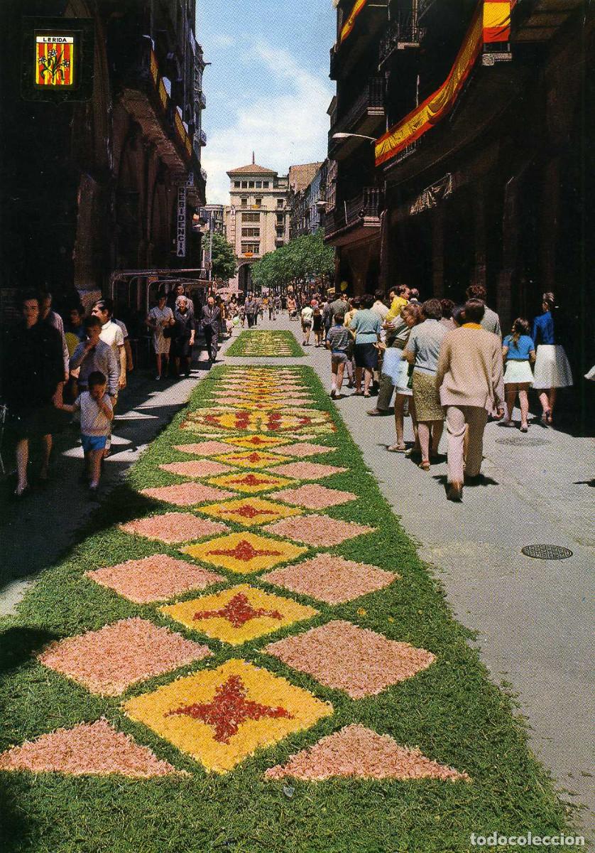 Postales: LERIDA - FESTIVIDAD DEL CORPUS - Foto 1