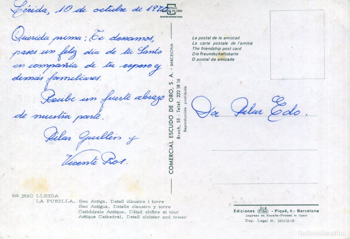 Postales: LERIDA - LA PUBILLA - Foto 2