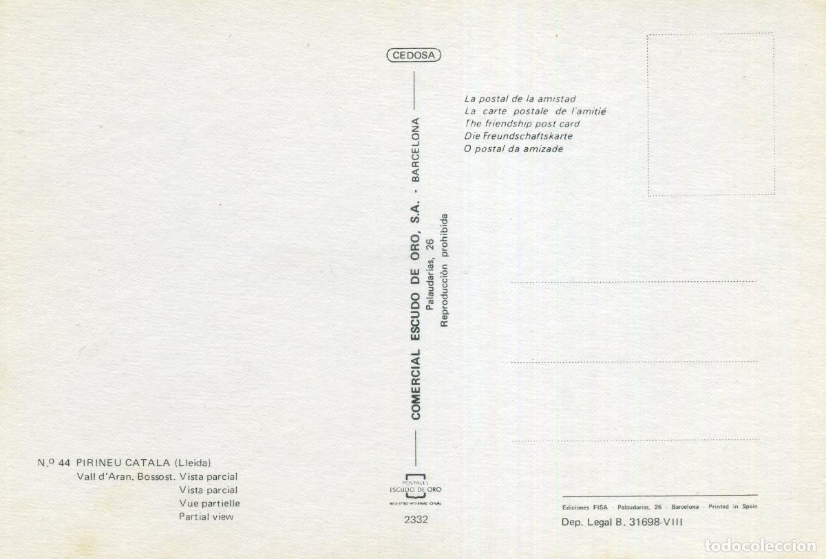 Postales: BOSSOST - VISTA PARCIAL - Foto 2