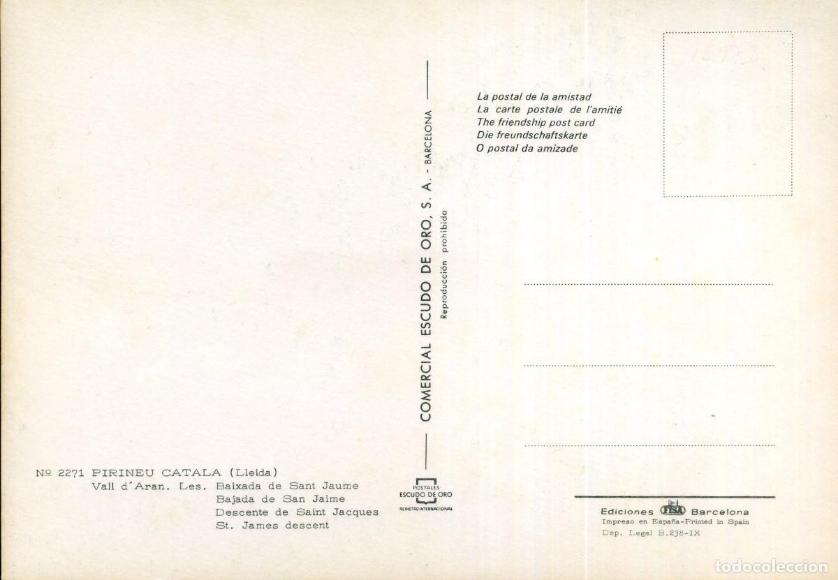 Postales: LES - BAIXADA DE SANT JAUME - Foto 2