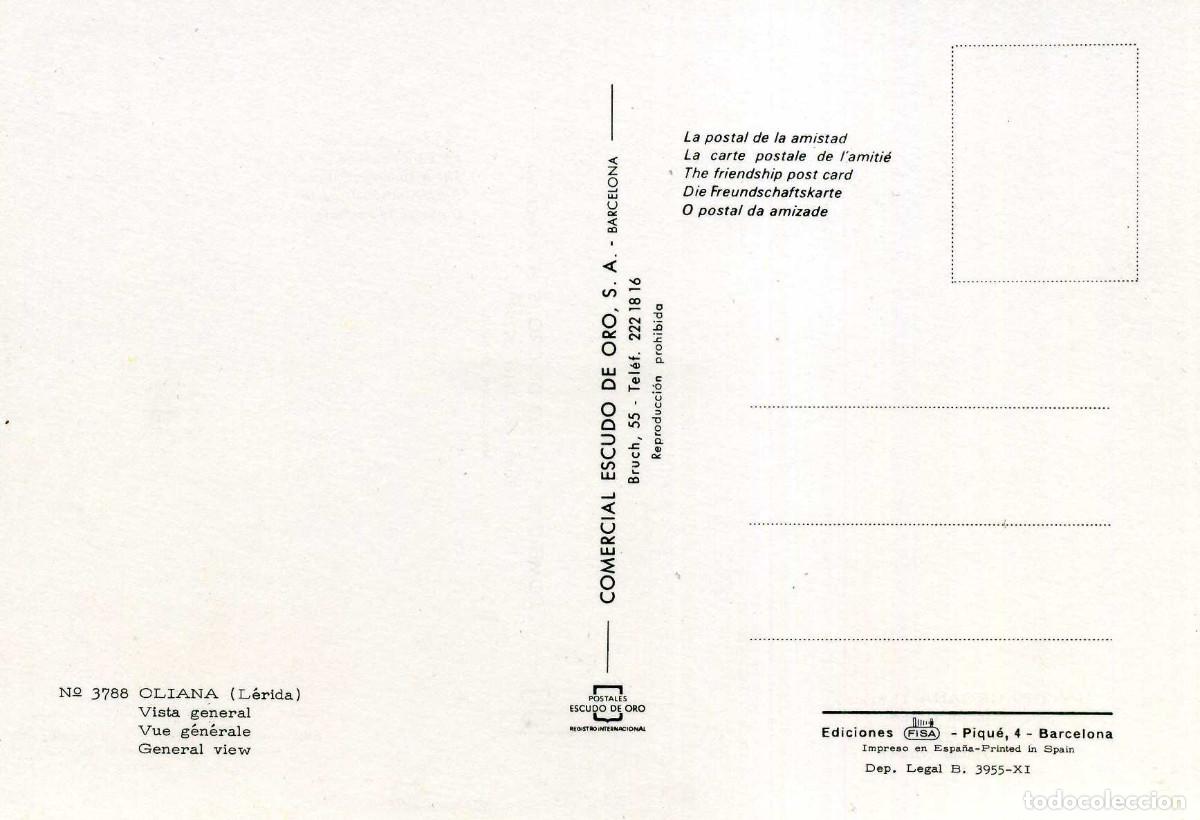 Postales: OLIANA - VISTA GENERAL - Foto 2