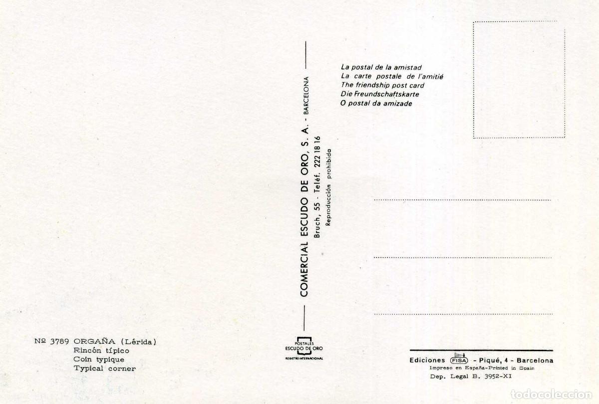 Postales: ORGA&Ntilde;A - RINC&Oacute;N TIPICO - Foto 2