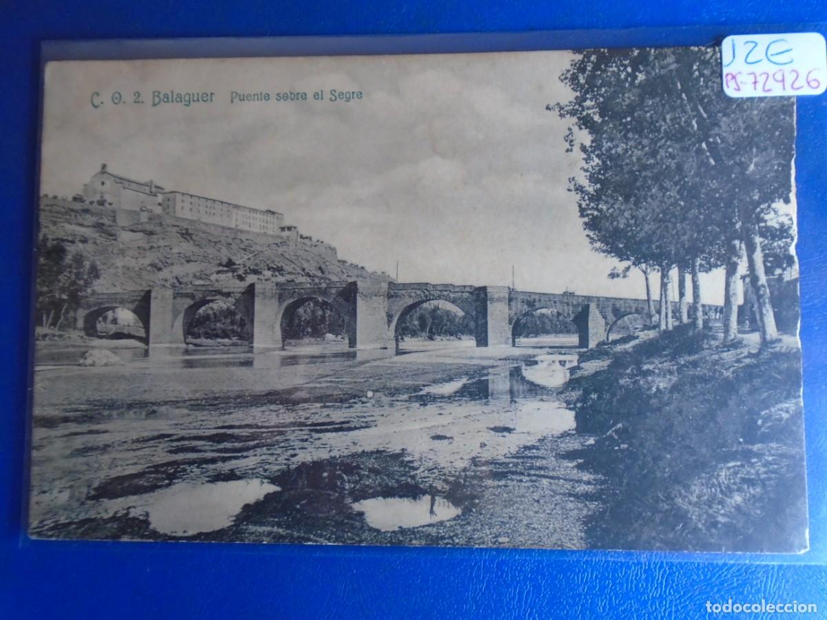 Postales: (PS-72926)POSTAL DE BALAGUER-PUENTE SOBRE EL SEGRE.C.O.2