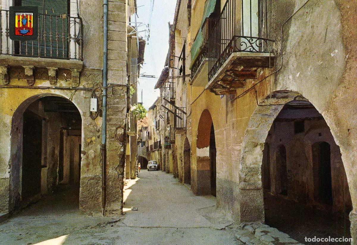 Postales: PONT DE SUERT - CARRER TIPIC - Foto 1