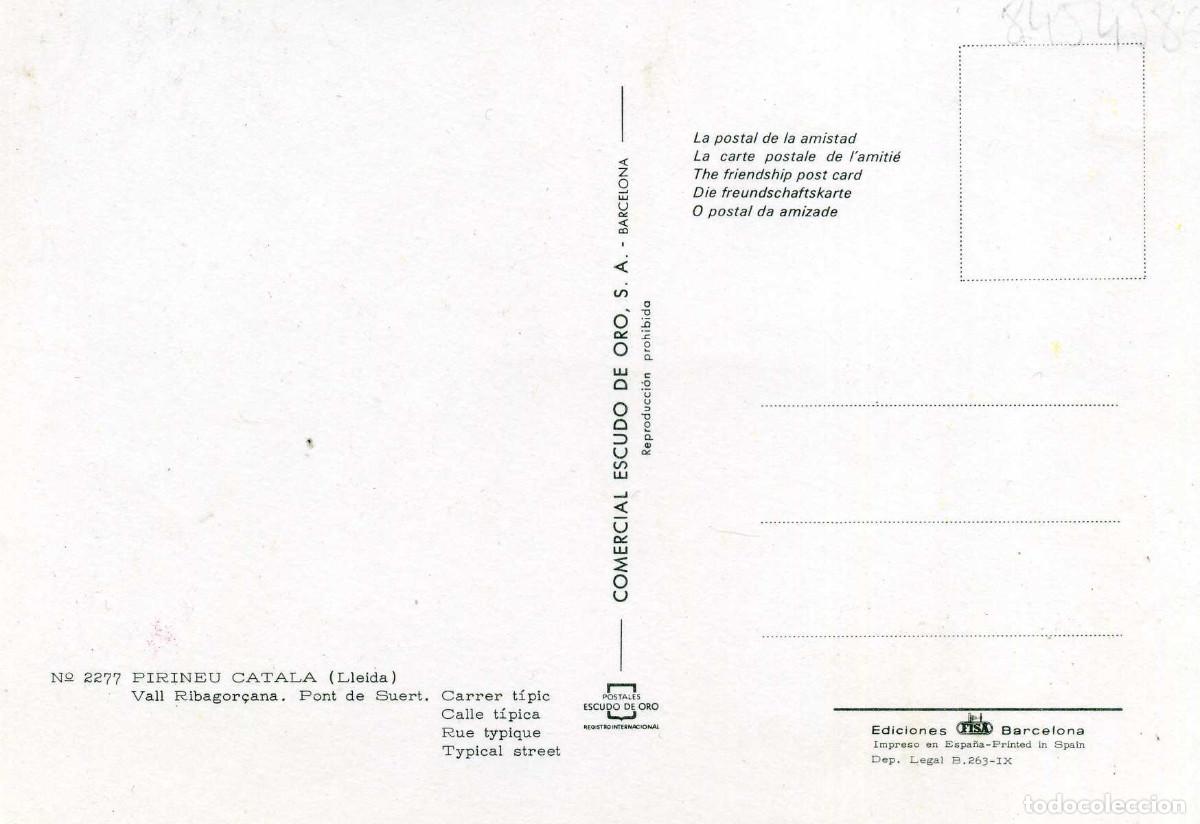 Postales: PONT DE SUERT - CARRER TIPIC - Foto 2