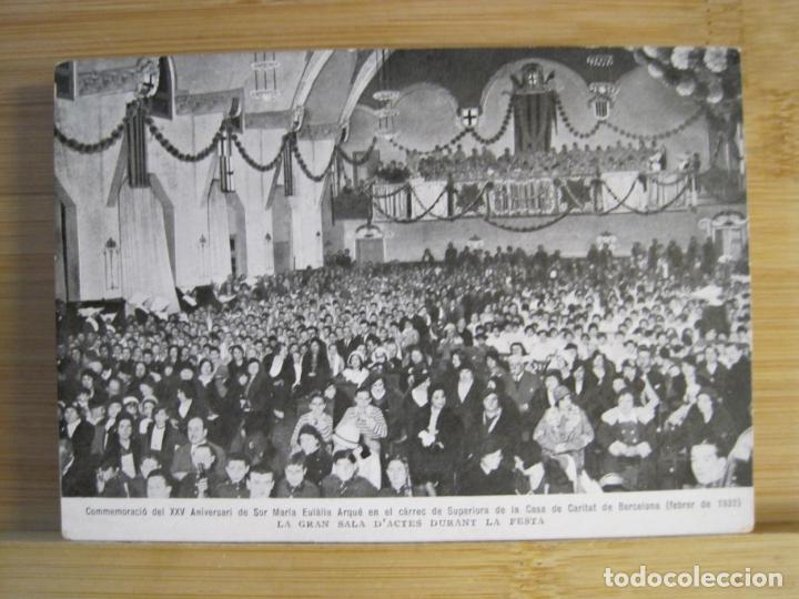 Cartes Postales: BARCELONA-COMMEMORACIO XXV ANIVERSARI DE SOR MARIA EULALILA-SALA D'ACTES-POSTAL ANTIGUA-(102.682)