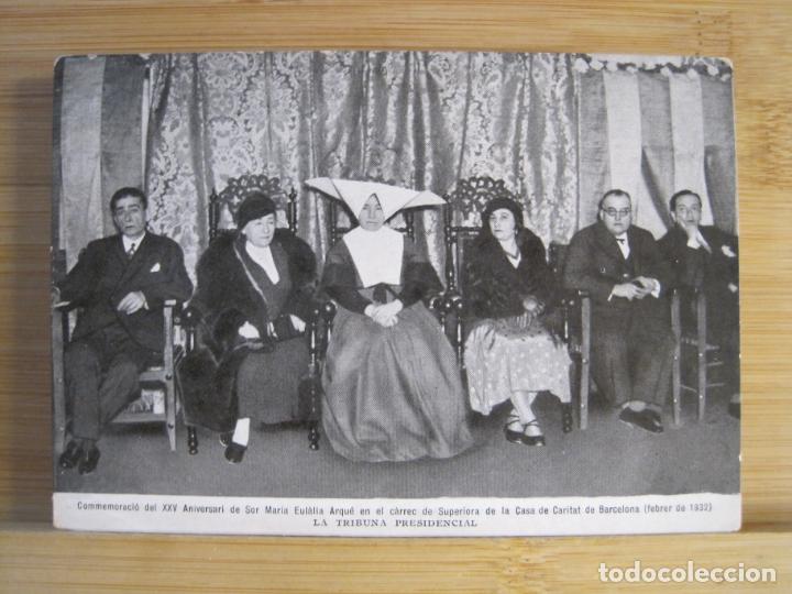 Cartoline: BARCELONA-COMMEMORACIO XXV ANIVERSARI DE SOR MARIA EULALILA-TRIBUNA-POSTAL ANTIGUA-(102.683)