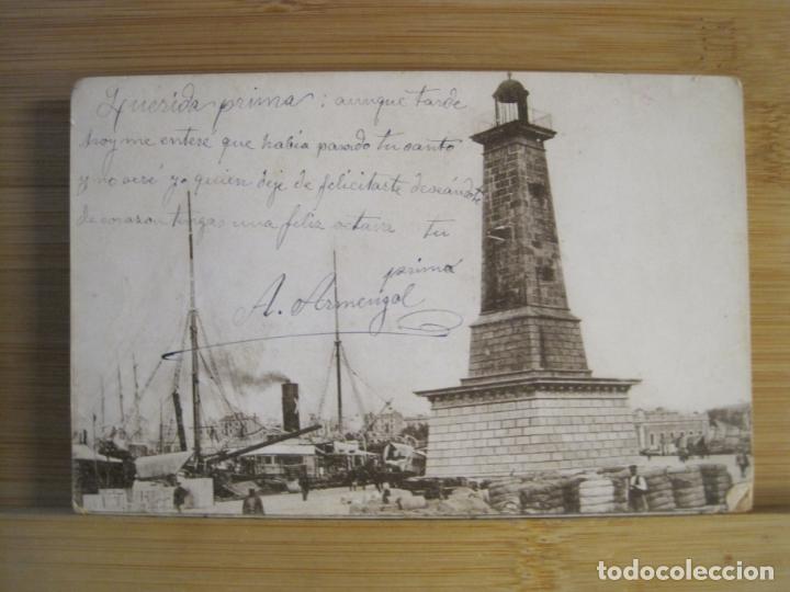Cartoline: BARCELONA-FAROLA-POSTAL ANTIGUA-(102.689)