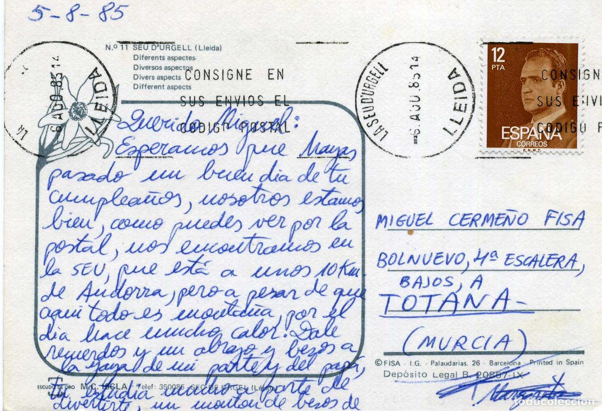 Postales: SEO D&acute;URGELL - DIFERENTS ASPECTES - Foto 2
