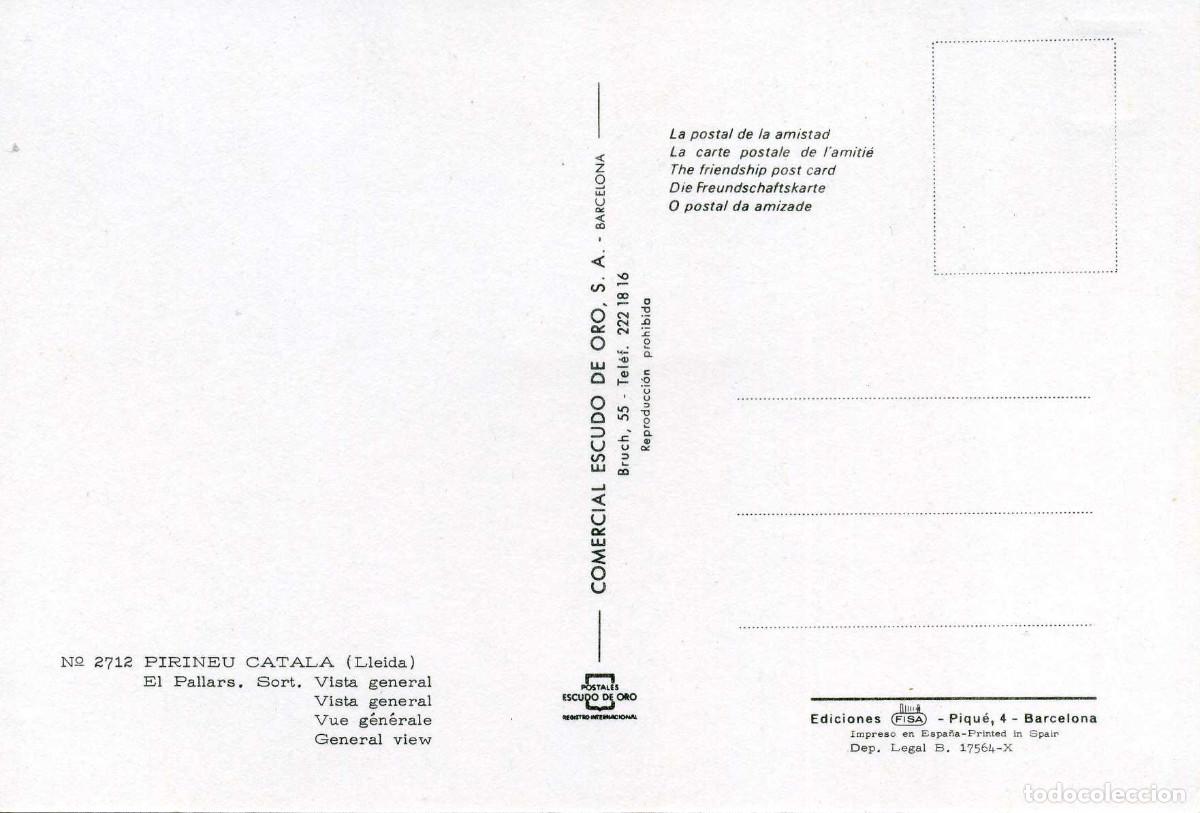 Postales: SORT - VISTA GENERAL - Foto 2