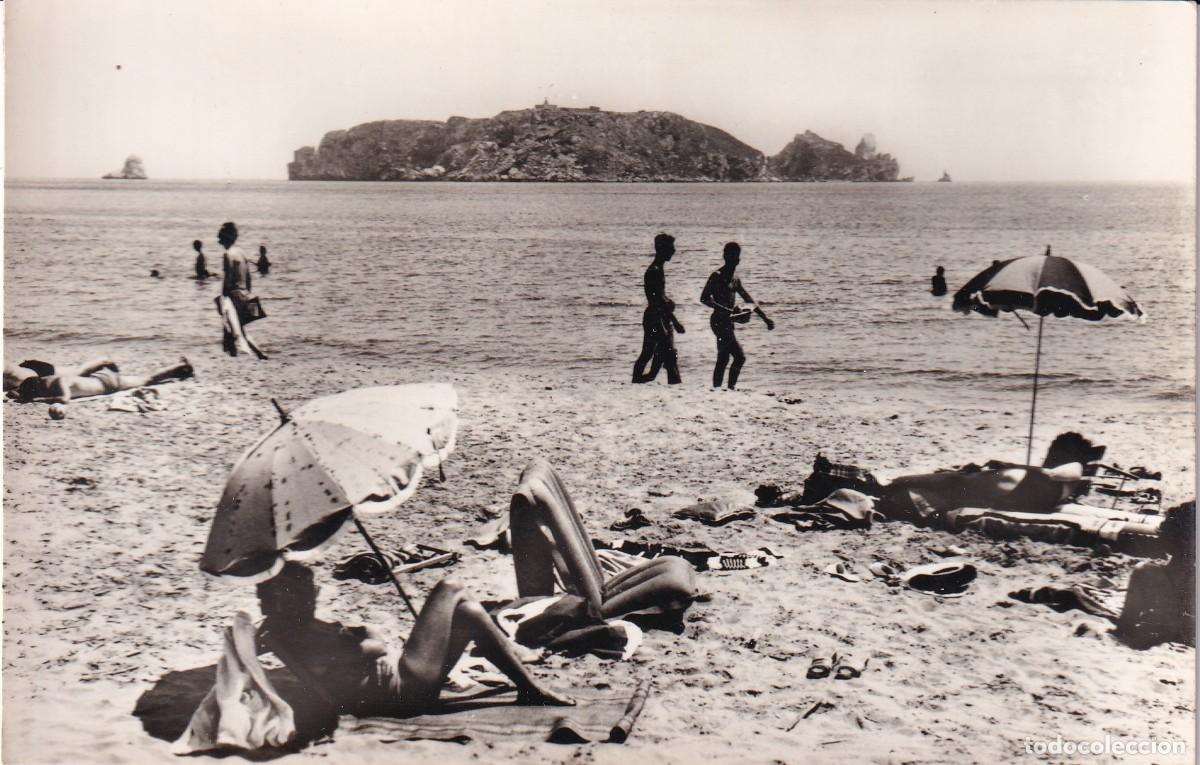 Postales: ESTARTIT - DETALLE DE LA PLAYA - Foto 1