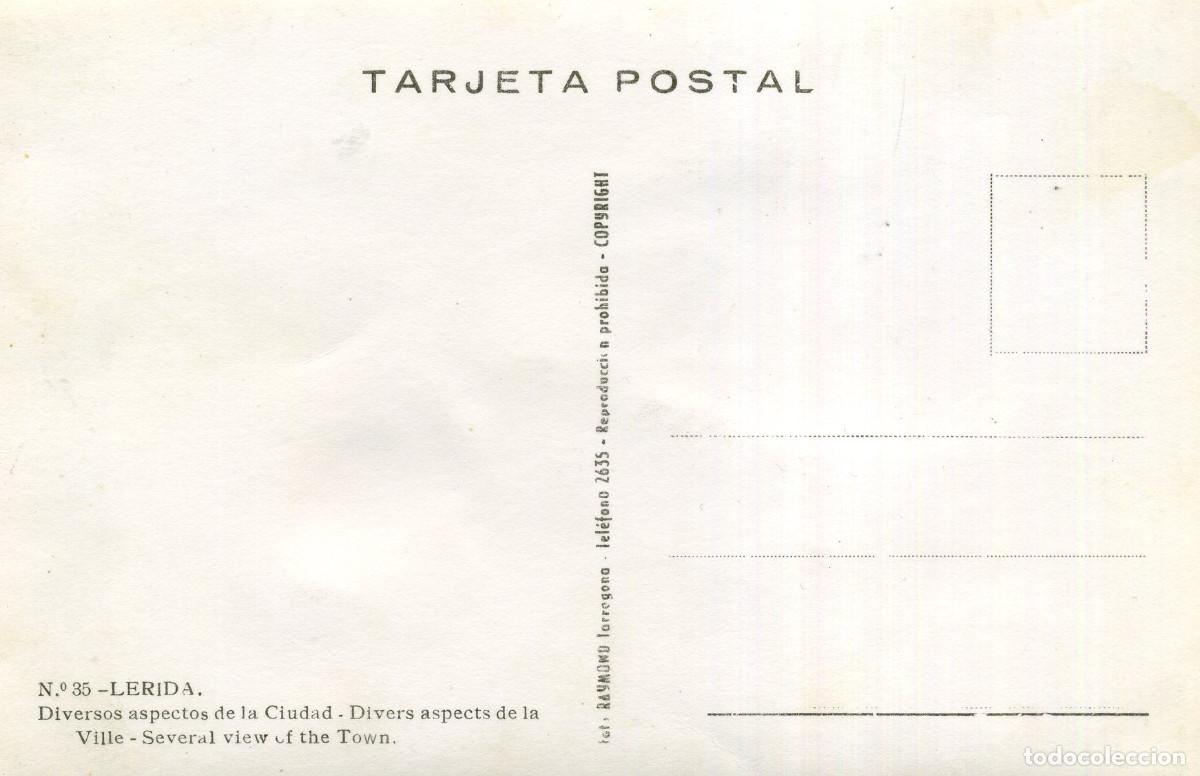 Postales: LERIDA - DIVERSOS ASPECTOS - Foto 2