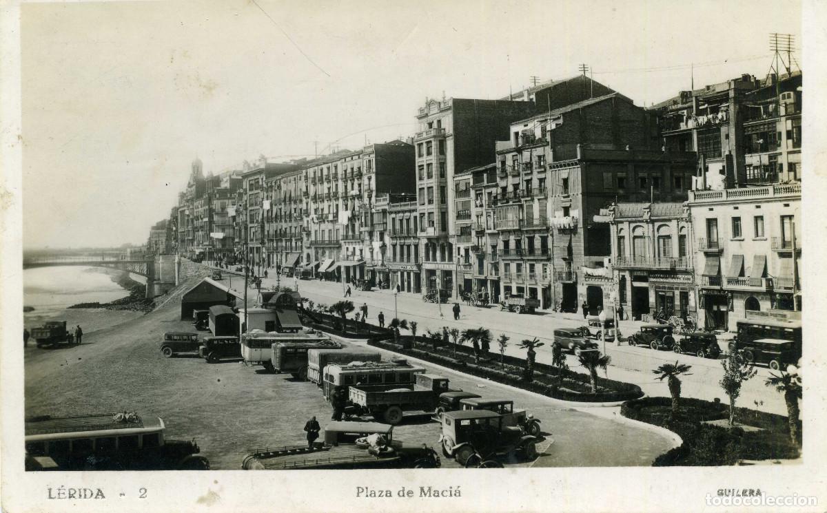 Postales: LERIDA - PLAZA DE MACI&Aacute; - Foto 1