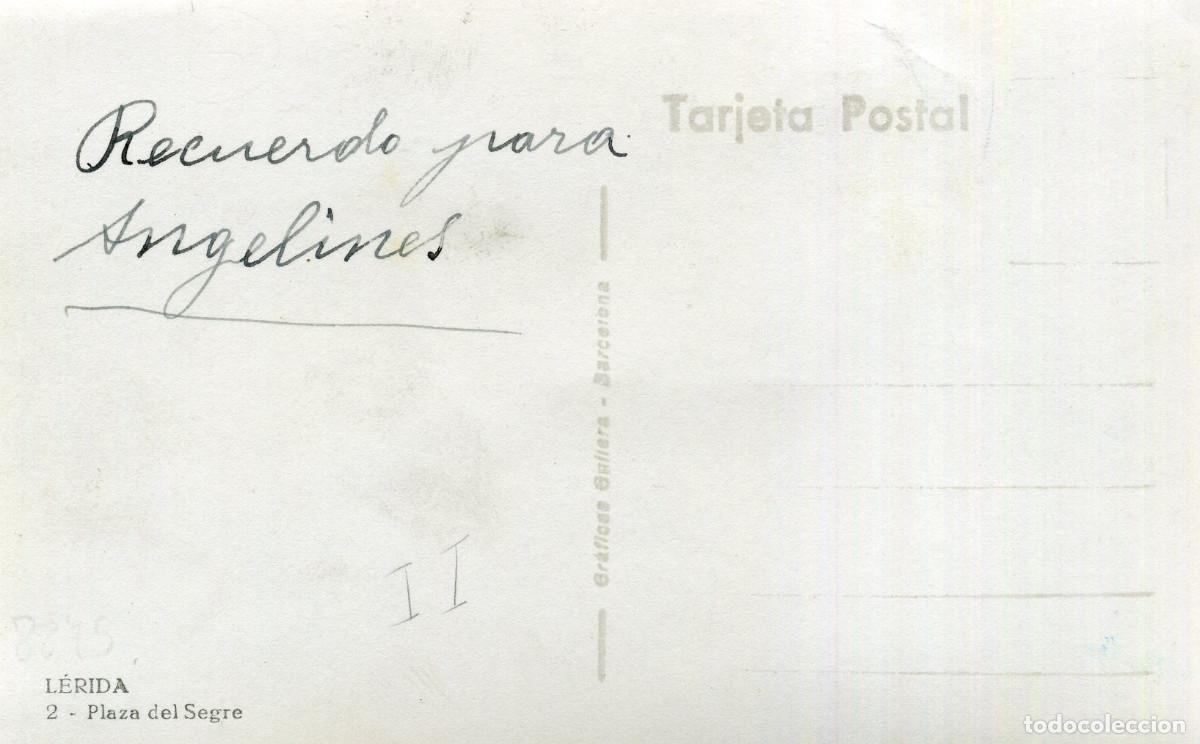 Postales: LERIDA - PLAZA DEL SEGRE - Foto 2