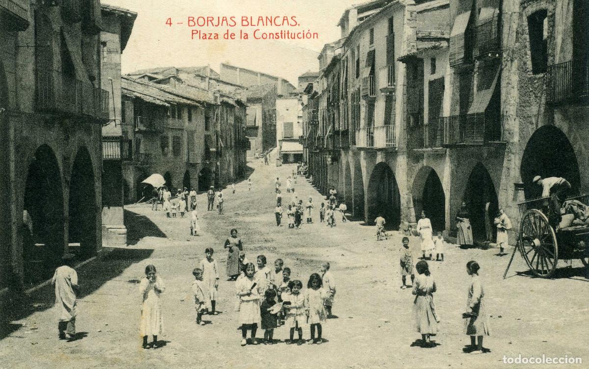 Postales: BORJAS BLANCAS - PLAZA DE LA CONSTITUCI&Oacute;N - Foto 1