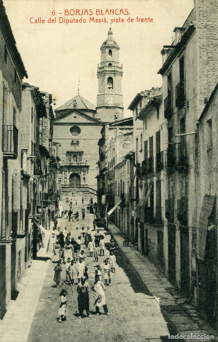 Postales: BORJAS BLANCAS - CALLE DEL DIPUTADO MASI&Aacute;