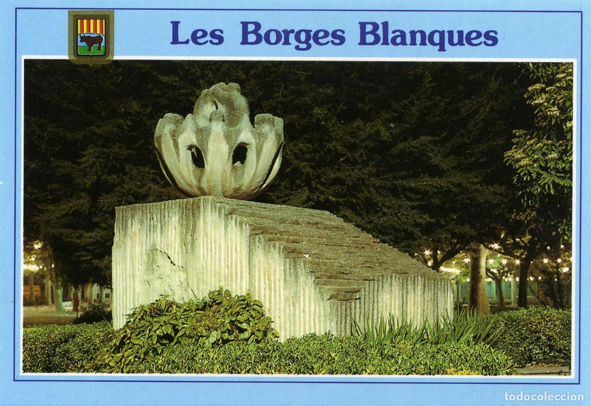 Postales: LES BORGES BLANQUES - MONUMENT A LA SARDANA - Foto 1