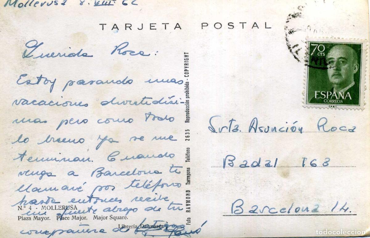 Postales: MOLLERUSA - PLAZA MAYOR - Foto 2