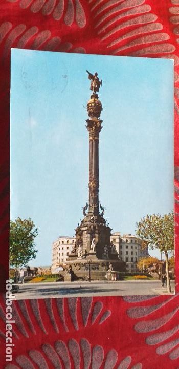 Postales: CATALU&Ntilde;A-RV-150X105MM-BARCELONA-MONUMENTO A CRISTOBAL COLON