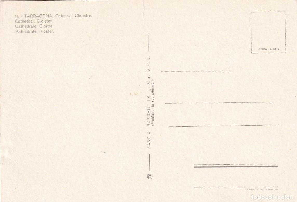 Postales: 11 Tarragona - Catedral &middot; Claustro - Foto 2