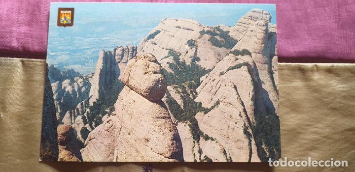 Postais: CATALU&Ntilde;A-RV-150X105MM-BARCELONA-MONTSERRAT-GEGANT ENCANTAT