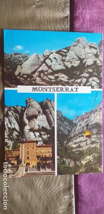 Postais: CATALU&Ntilde;A-RV-150X105MM-BARCELONA-MONTSERRAT