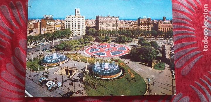Postais: CATALU&Ntilde;A-RVI-150X105MM-BARCELONA-PLAZA CATALU&Ntilde;A