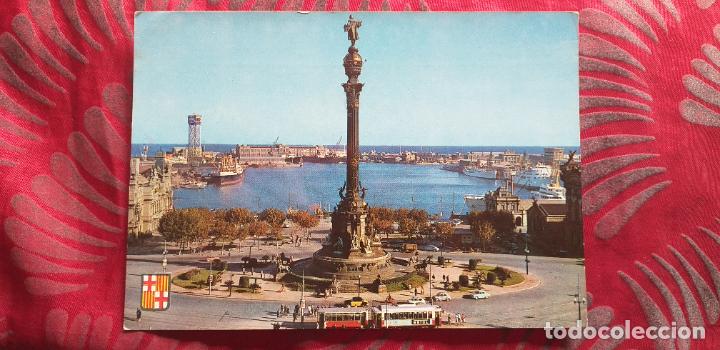 Postales: CATALU&Ntilde;A-RVI-150X105MM-BARCELONA-MONUMENTO A CRISTOBAL COLON