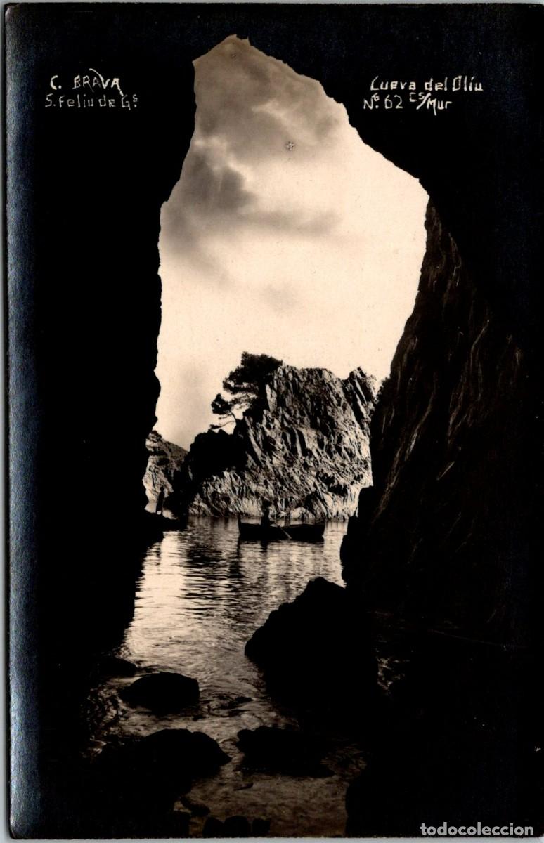 Postales: San Feliu de Guixols - Cueva del Oliu - Coleccions Mur n&ordm; 62 - 136x87mm