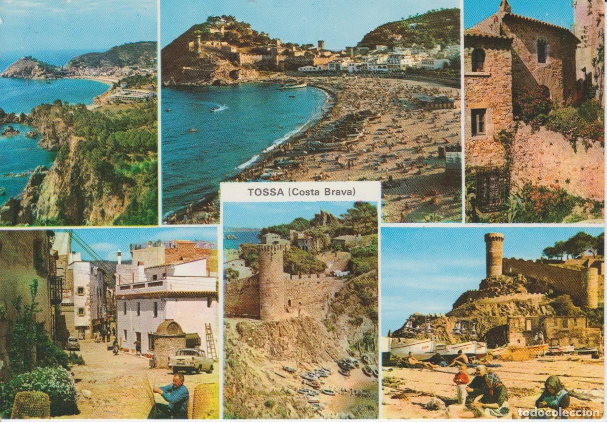 Postales: (19) TOSSA DE MAR. REMENDANDO REDES Y CESTERO ... SIN CIRCULAR - Foto 1