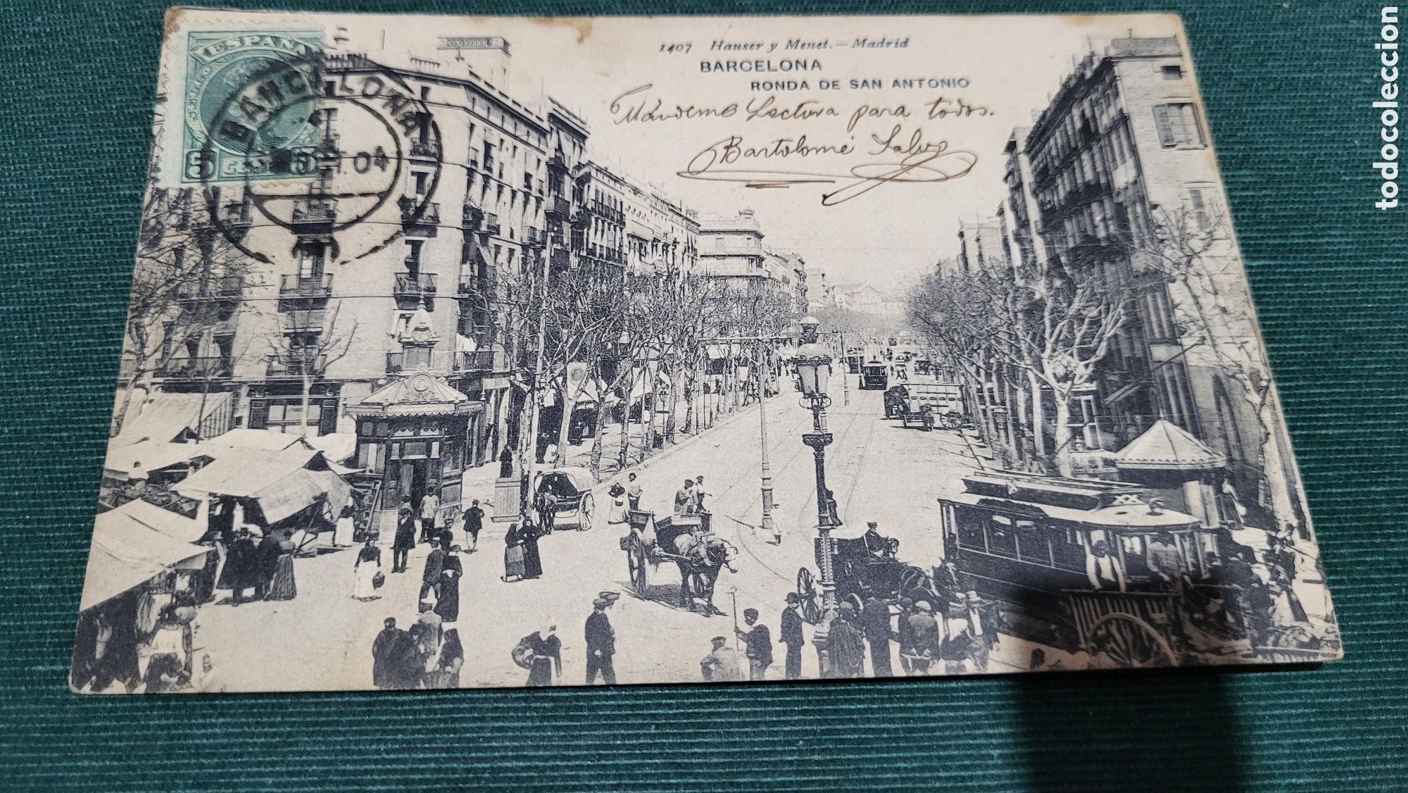 Postales: Tarjeta Postal Barcelona usada - Foto 1