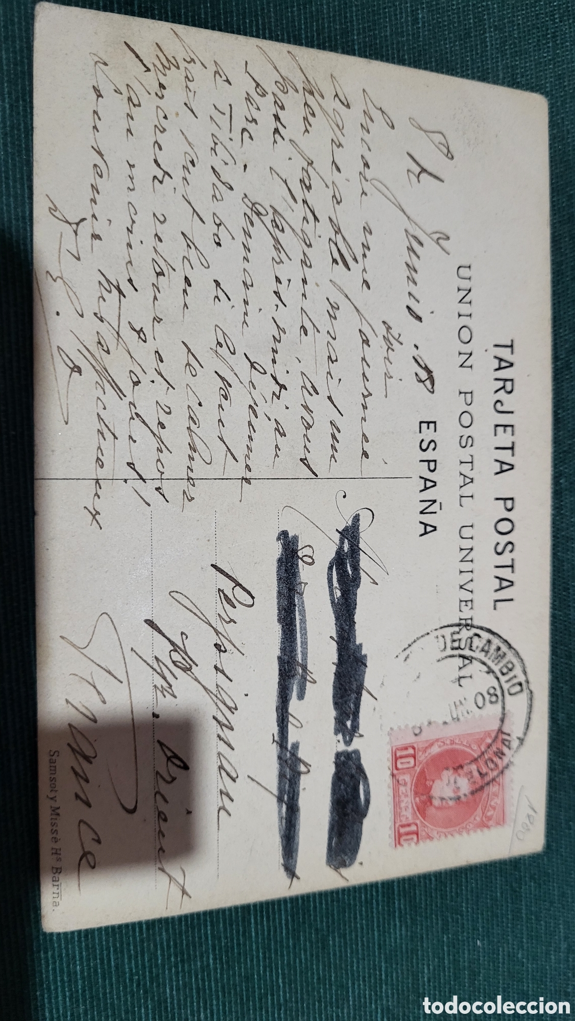 Postales: Tarjeta Postal Barcelona usada - Foto 2