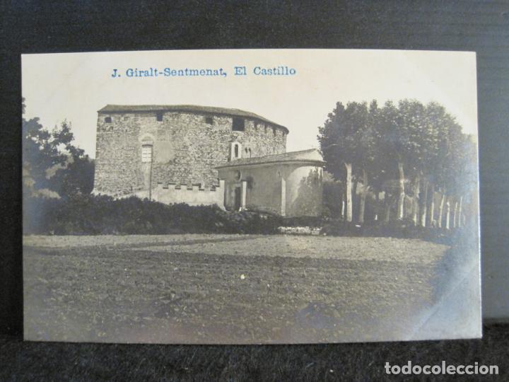 Cartoline: SENTMENAT-EL CASTILLO-FOTOGRAFICA J.GIRALT-POSTAL ANTIGUA-(102.938)