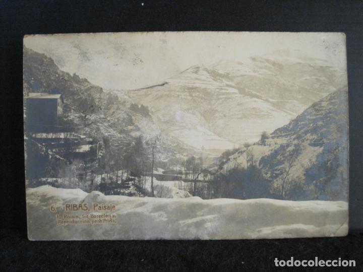 Postales: RIBAS-RIBES-PAISAJE-FOTOGRAFICA ROISIN-6-POSTAL ANTIGUA-(102.939)