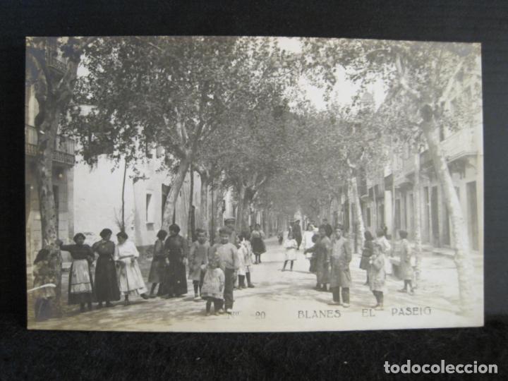 Cartoline: BLANES-PASSEIG-FOTOGRAFICA-POSTAL ANTIGUA-(102.940)