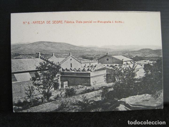 Postales: ARTESA DE SEGRE-FABRICA-VISTA PARCIAL-THOMAS-6-POSTAL ANTIGUA-(102.964)