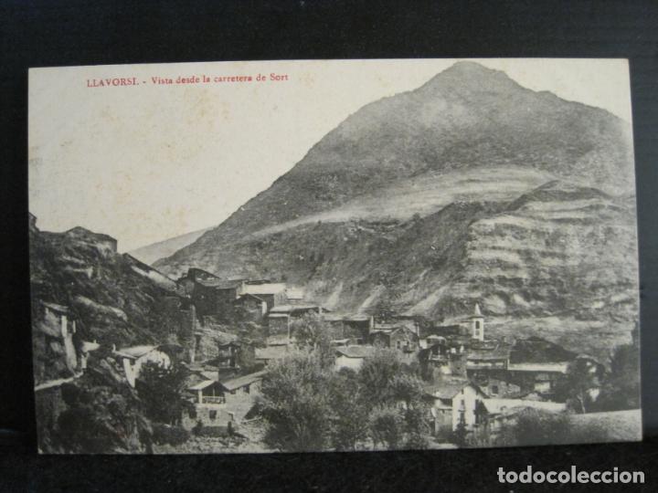 Cartes Postales: LLAVORSI-VISTA DESDE LA CARRETERA DE SORT-POSTAL ANTIGUA-(102.969)