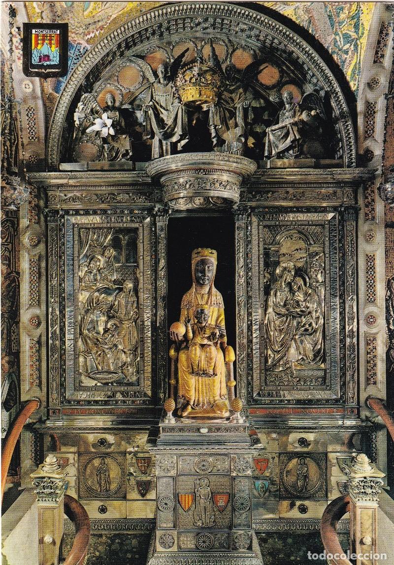 Postales: Montserrat - El Trono de la Virgen / La Moreneta