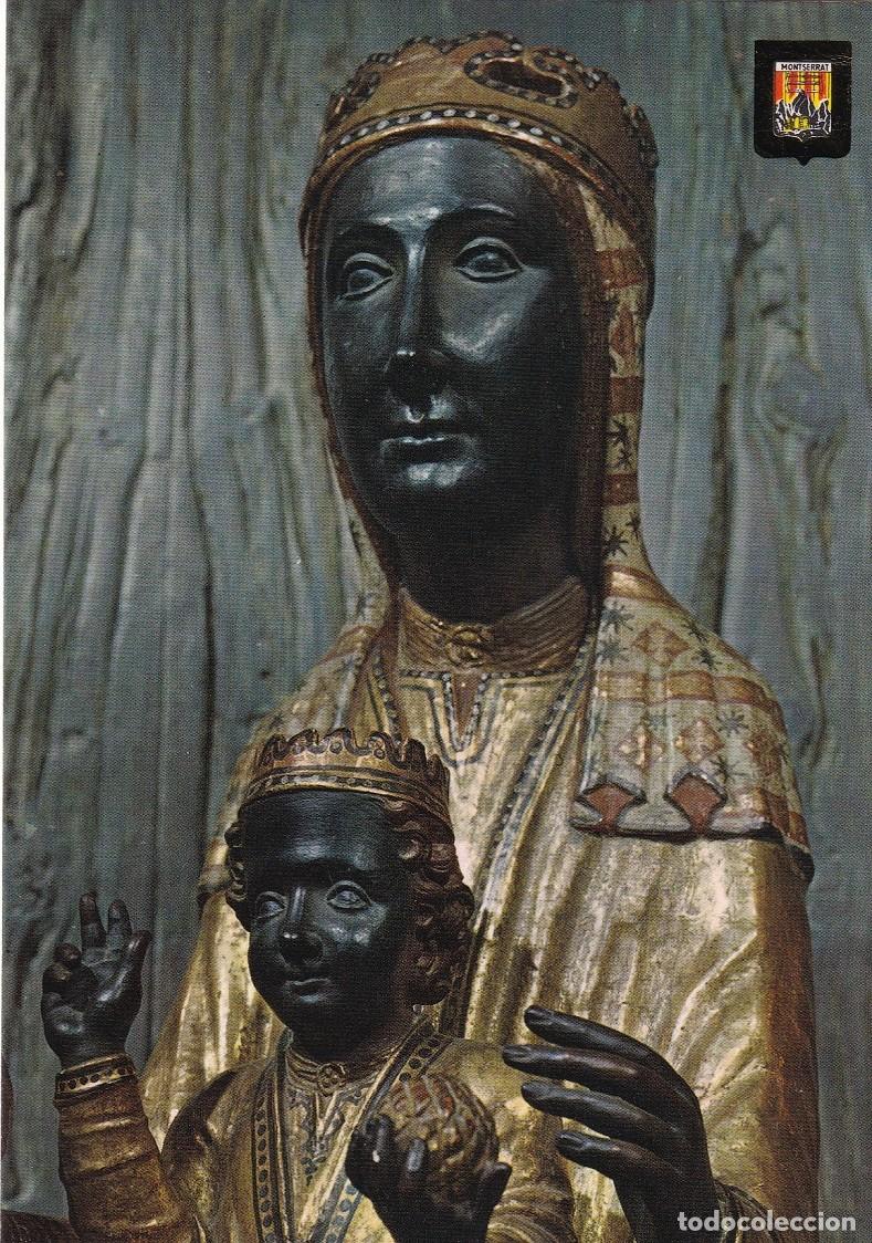 Postales: N&ordm; 71 Montserrat - La Santa Imagen / La Moreneta / Postal circulada